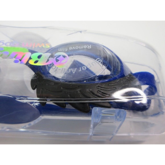 Bling2O Kids Swim Goggles Eyebrow Blue Anti-Fog UV Protection Youth New - Picture 7 of 11